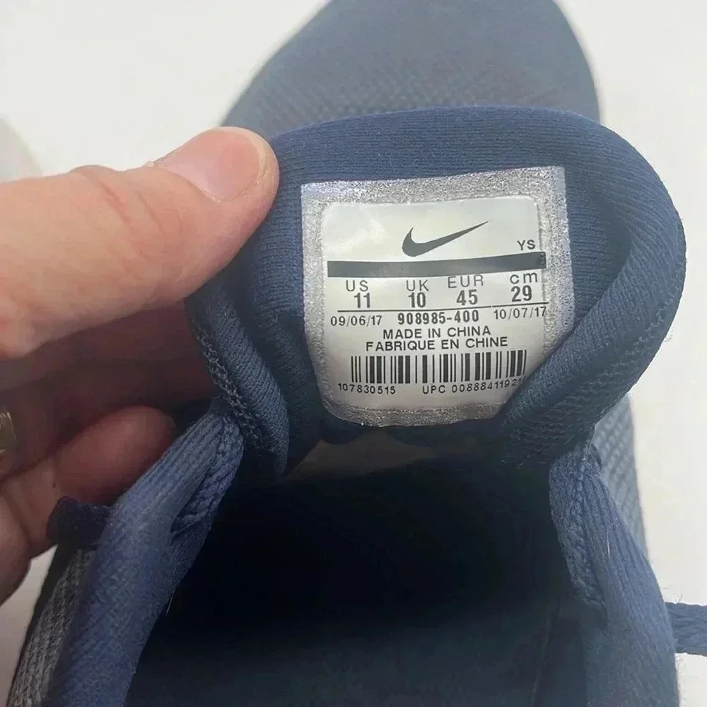 Nike Flex Experience RN 7 Sneakers Men’s 11 Blue Tie Athletic Xm‎ Comfort Sports
